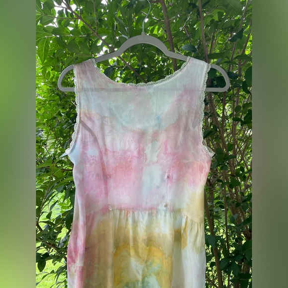 Fairground Dreams: One of a Kind Ice Dyed Vintage Dress - Pastels - XS/S - Picture 11 of 16